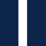Bleu marine zip blanc