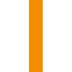 Blanc zip orange